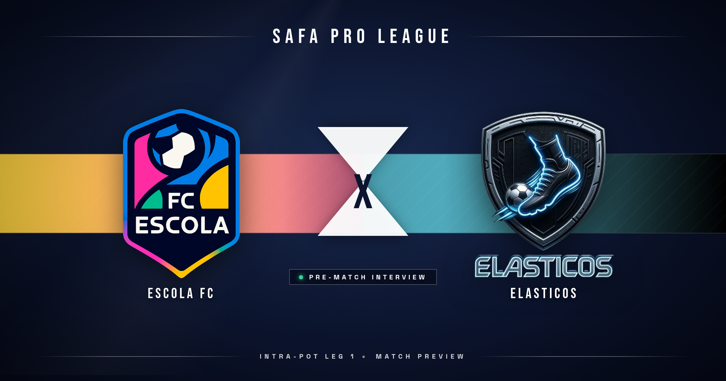 Pre-Match: Escola FC vs Elasticos